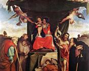 Madonna and Child with Saints - 洛伦佐·洛图